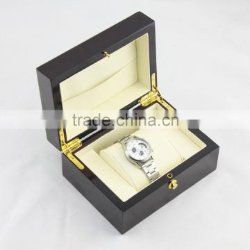 High quality black wooden watch box/watch box wooden/watch wooden box