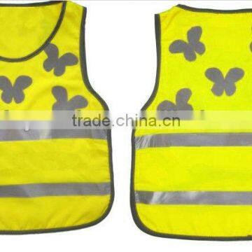 hi-vis safety vests for children/child reflective waistcoat/hi-vis pink safety vest