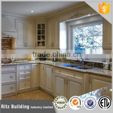 Kitchen Storage Furnitue, tile white solid wood kitchen cabinet