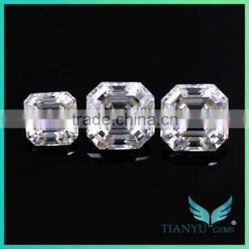 Factory Hot Sale 7*7mm Asscher cut Moissanite, vvs1 Loose Diamond Moissanite