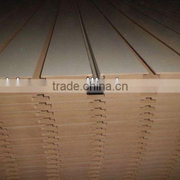 black melamine laminated mdf board , high quality melamine slotted mdf , high quality cherry melamine mdf