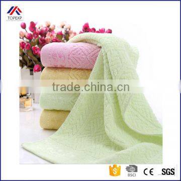 Plain Jacquard Organic Hemp Cotton Towel