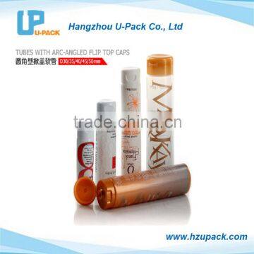 Cosmetic Tubes With Screw Flip Top Cap