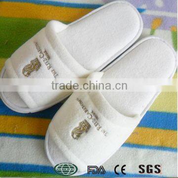 High Quality Women Disposable Terry Hotel Slipper with EVA Sole