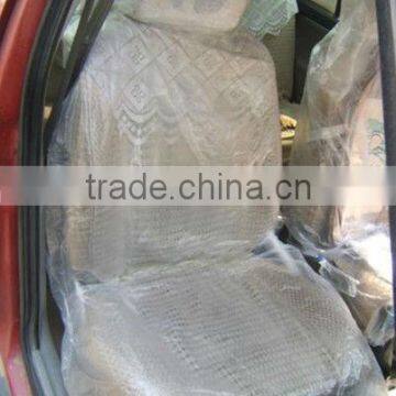 clear or printed pe car seat cover