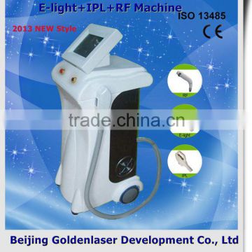 2013 New style E-light+IPL+RF machine www.golden-laser.org/ hems