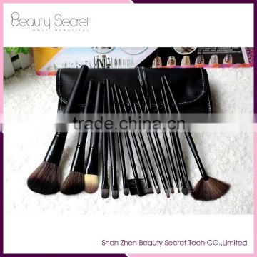 2016 Top quality private label cosmetic makeup brush set with bag