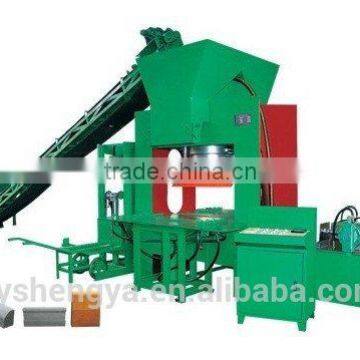 curbstone block making machine (SY3000) using hydraulic method.