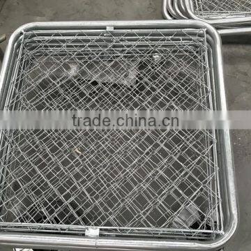 Diamond 65x65mm Hot Dip Galvanized Wire Woven Diamond Mesh Chainlink Fence photo-6