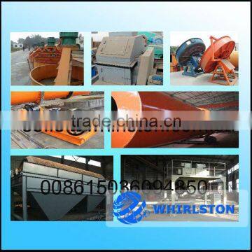 whirlston high efficient organic fertilizer producing line