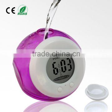 Fashion Office Table Clock Water Power Clock