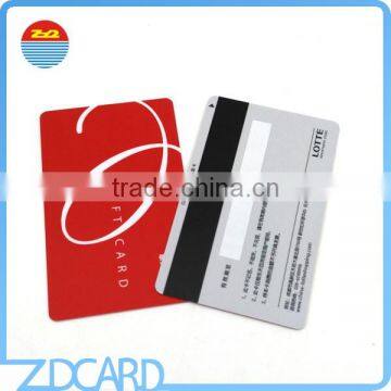 CMYK Printing RFID PVC Gift Card With Magnetic Stripe