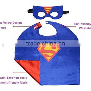 Best selling Superhero Princess CAPE & MASK SET Kids Childrens Birthday Halloween Costume