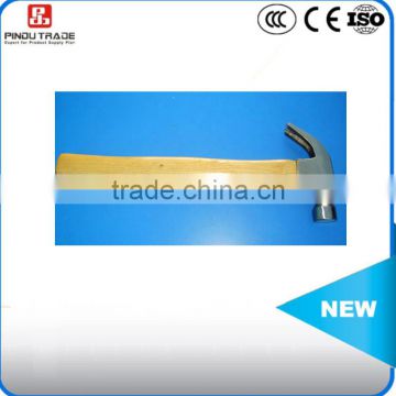 High quality wood handle small claw hammer