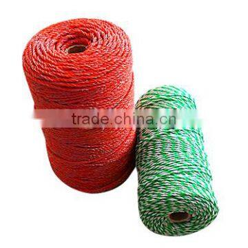 Portable Plastic Electric Cattle Fence Polywire for Sheep/horse/goat/cow Outdoor Fencing photo-4