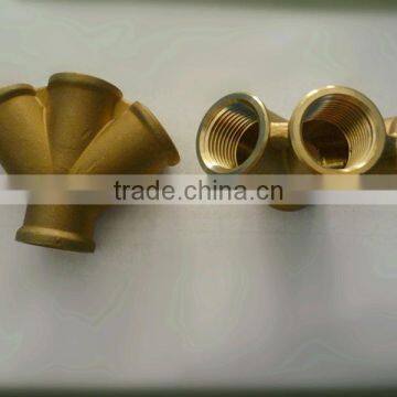 w-type threaded female brass fitting