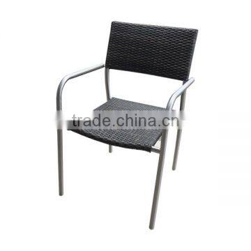 CH-C211 modern stainless steel dining chair rattan papasan chair