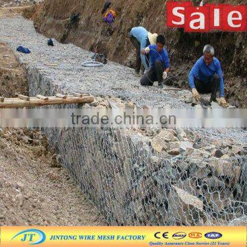 high quality stone gabion rock basket / stone gabion basket for sale (100% professional manufacturer)