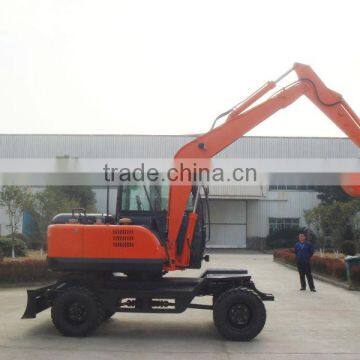 Hydraulic mini wheel excavator with XINCAI engine