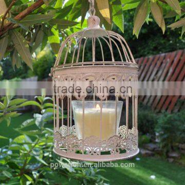 Wedding Decoration Set Of 2 Round Bird Cage Planters Tea Light Holder Model photo-3