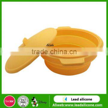 Food grade unbreakable microwave safe silicone bowls