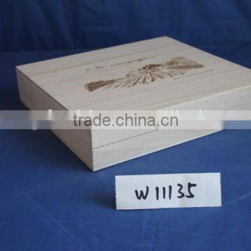 Natural Wooden Essential Oil Box With 12 Comparents Wholesale photo-3