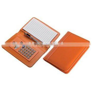 Promotional colorful calculator with notepad with high quality