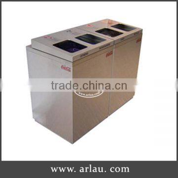 Arlau Outdoor galvanized steel receptacle bin