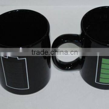 11oz/300ml Ceramic Color Changing Coffee Cup High Quality Sublimation Mug