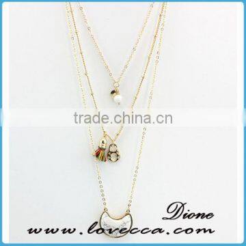 Wholesale Jewelry Gemstone Women Necklace,Natural Stone Pendant Necklace Jewelry, Turquoise Quartz Necklace Fashion photo-2