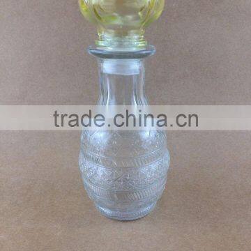 Clear Body Yellow Lid Glass Diffuser Bottle photo-6