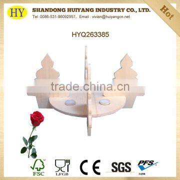 Customized Design Decoration Discount Wooden Candle Holder photo-2