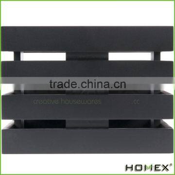 Multi Purpose Bamboo Food Display Crate Riser Storage Bin Homex BSCI/Factory photo-4