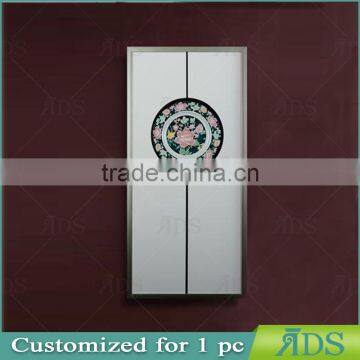 Framed Handmade Decorative Glass Plate Wall Art for Home Decoration