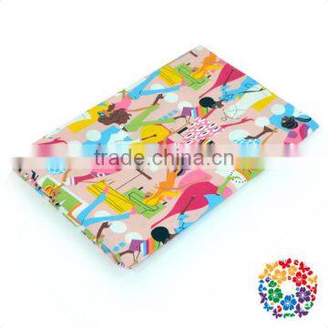 Cute Colorful Girl Printed 100*150cm size Fabric Wholesale