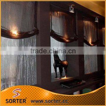 aluminum metal chain fly screen for door window curtains