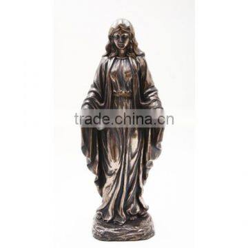Garden Decoration Antique Religious Metal Crafts Life Size Bronze Madonna photo-2