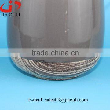 New Design Hot Sales Ceramic Wood Border Flower Pot, Plant Pot photo-2