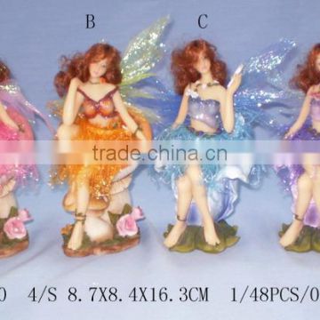 polyresin fairy figurine,poly figurine,angel craft