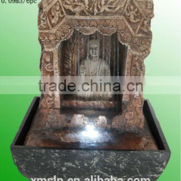 cheap resin buddha water fountain