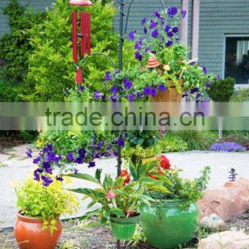 2016 new design round base composability floor metal wire flower pot stand