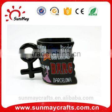 Wholesale custom high quality Barcelona souvenir ceramic cup for sale