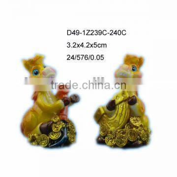 2014 wholesale resin horse statue