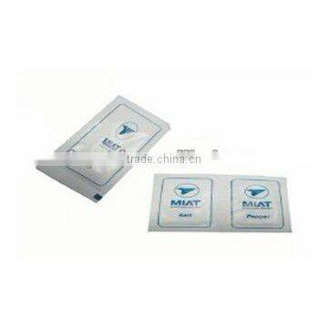 Twin Packed paper Salt&pepper sachet