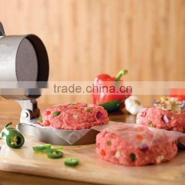 manual aluminum alloy single adjustable hamburger press