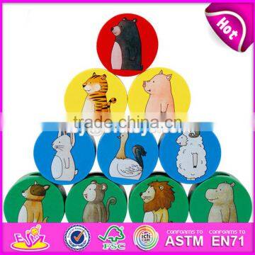 Hot Sale Preschool Intelligent Stacking Blocks Wooden Toy Blocks for Toddlers W13D095 photo-2