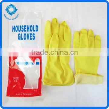 Dip Flock Lined Household Gloves Rubber Gloves