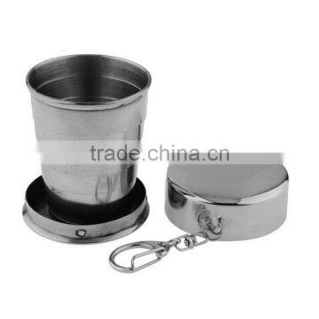 Six-layer Stainless Steel Flexible Folding Portable Cups or Travelling Cups