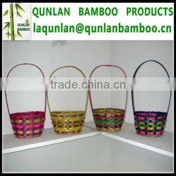 decorative bamboo baskets for sale