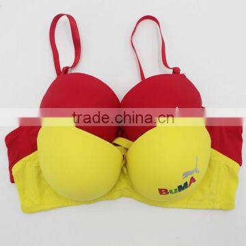 Ladies free sample push up bra/cheap bra